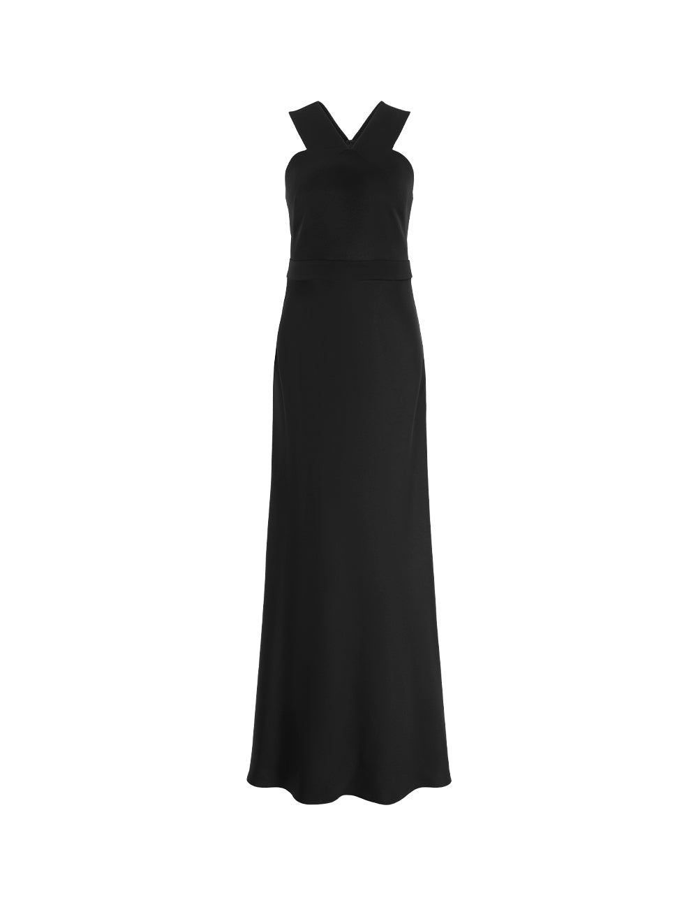 MARYLING V-Neck Sleeveless Empire-Waist Formal Evening Gown Dress