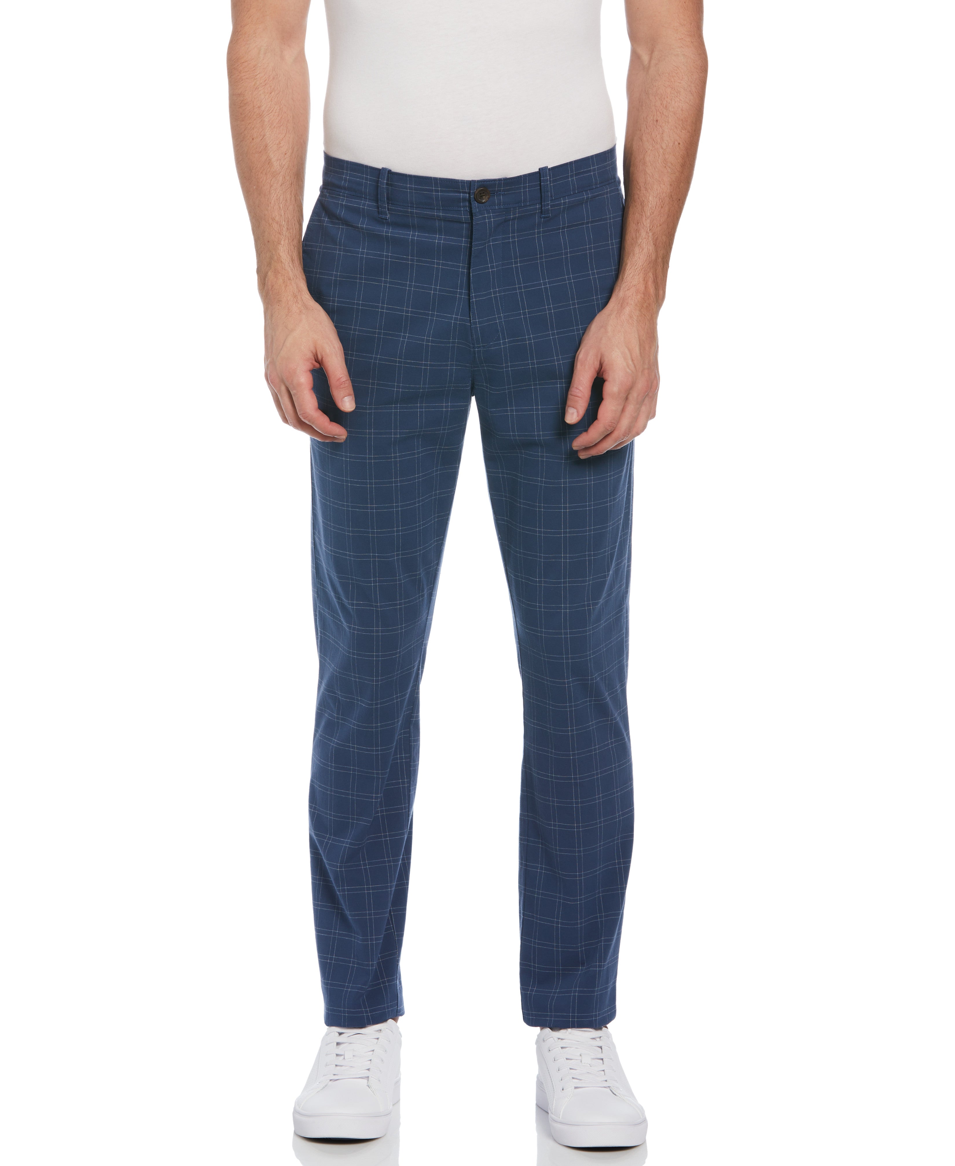 Check Pattern Slim Fit Chino