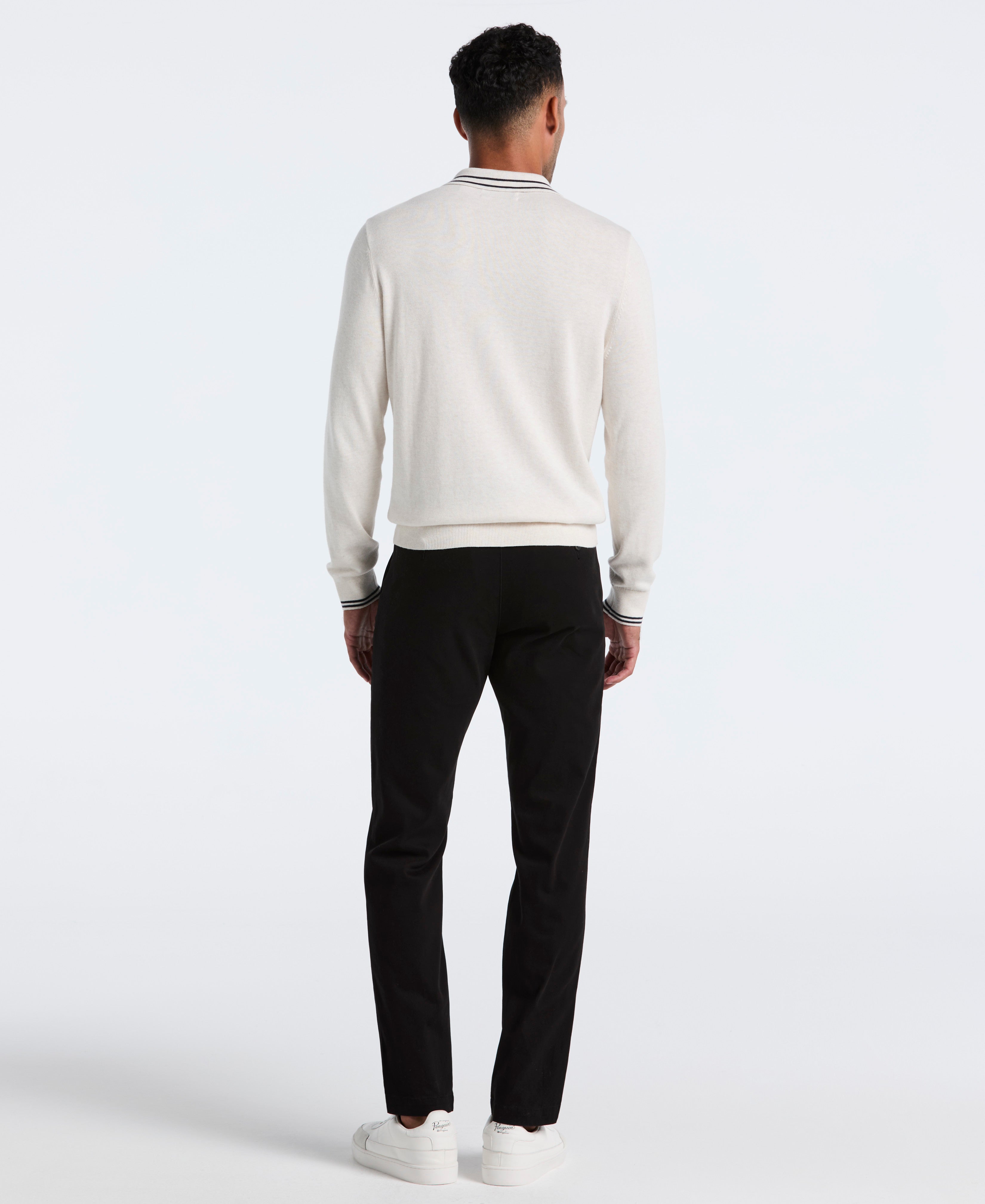 Flat Front Microsanded Chino Pant