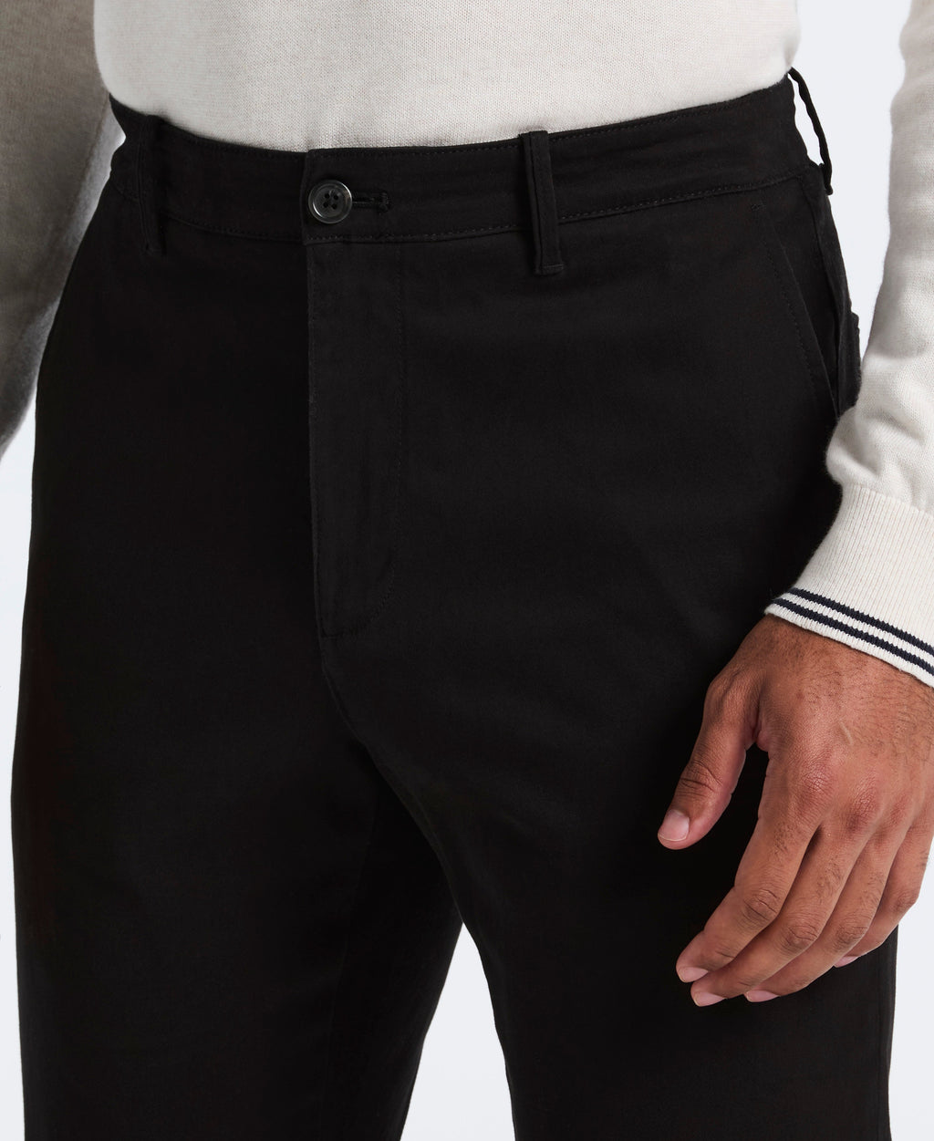 Flat Front Microsanded Chino Pant