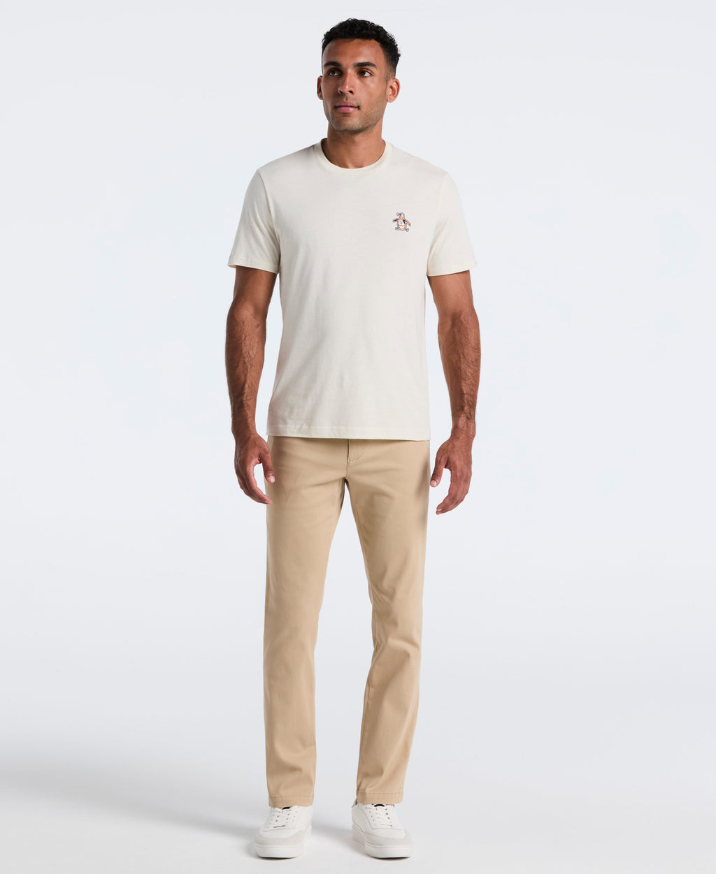 Flat Front Microsanded Chino Pant