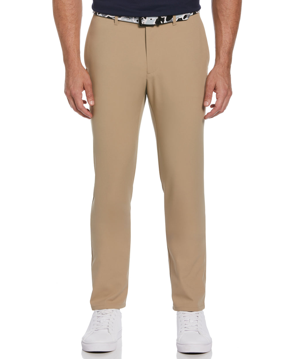 Flat Front Solid Golf Trousers