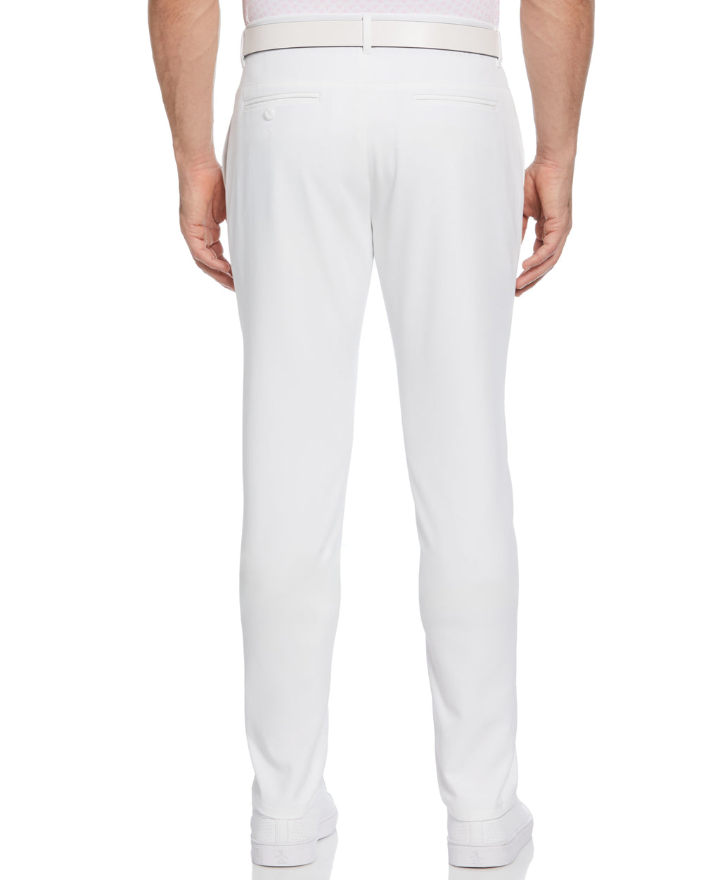 Flat Front Solid Golf Trousers