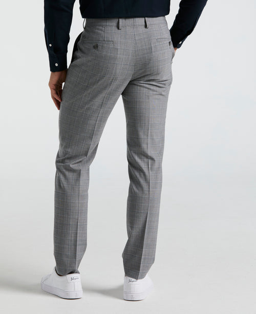 Gray Plaid Suit Separate Pant