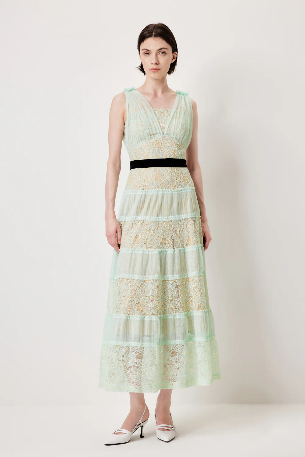 MARYLING Lace Sexy Waist‑Defining Evening Gown