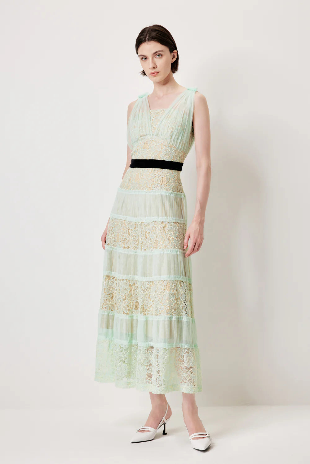 MARYLING Lace Sexy Waist‑Defining Evening Gown