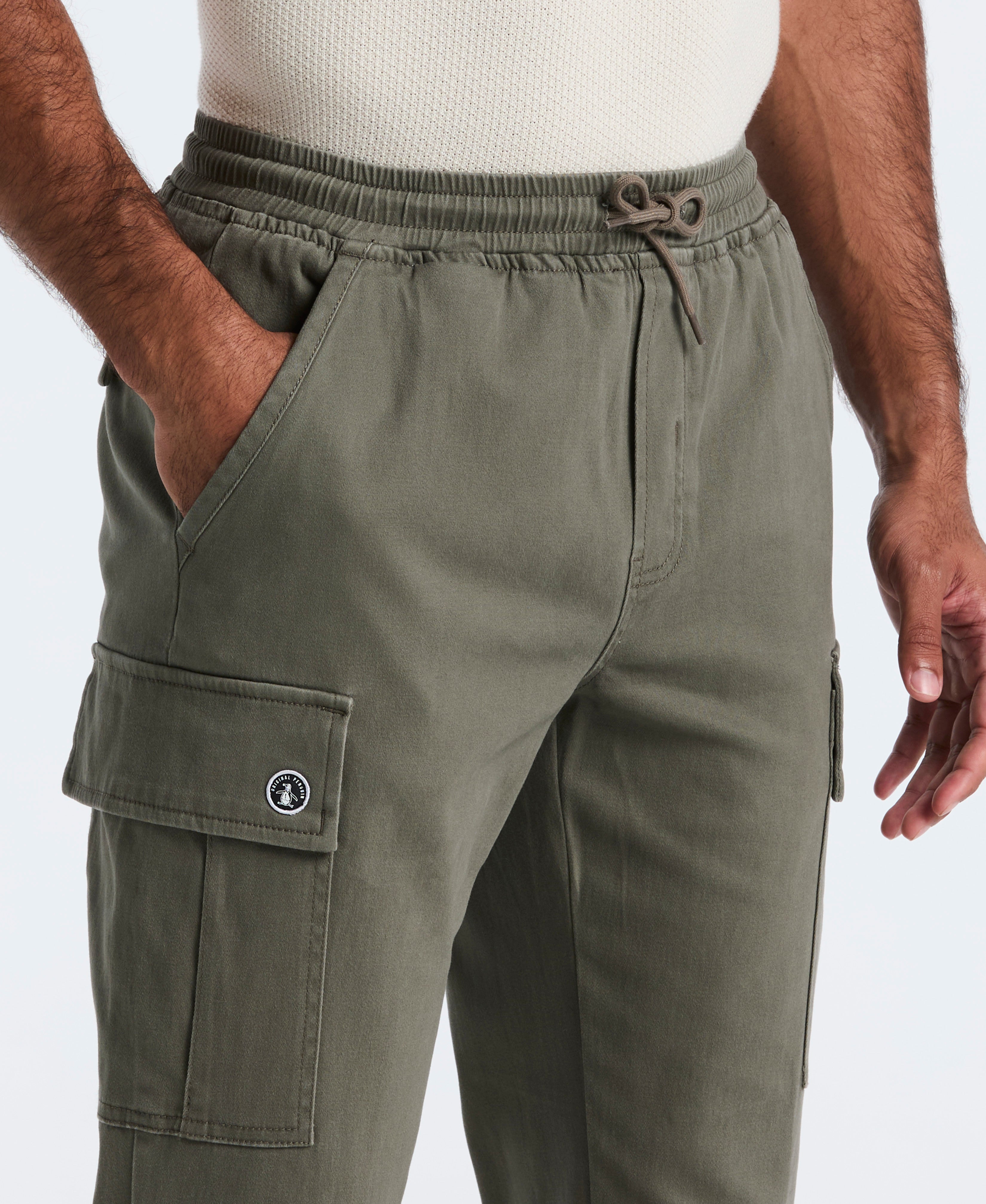 Microsanded Drawstring Cargo Pant